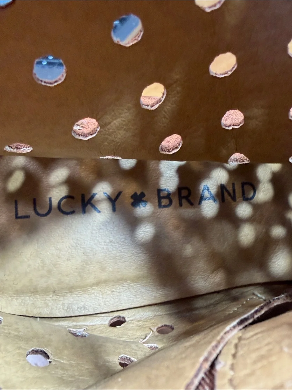 Lucky Brand 2010’s Boho‎ Western Tan Leather Booties 7.5 VGUC